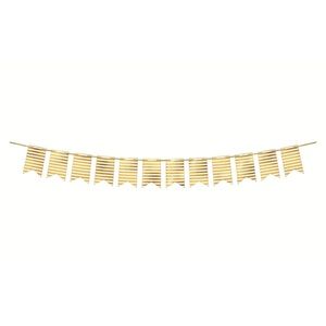 🌹2 Gold Striped Decorative Banner